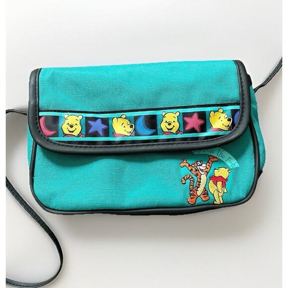 VTG 90s Winnie The Pooh Disney Crossbody Bag Purse Tigger Star Moon Kidcore Y2K - Picture 9 of 16